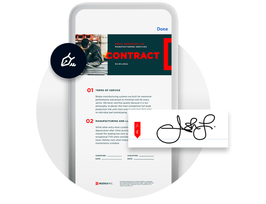 Acrobat Sign mobile esigning