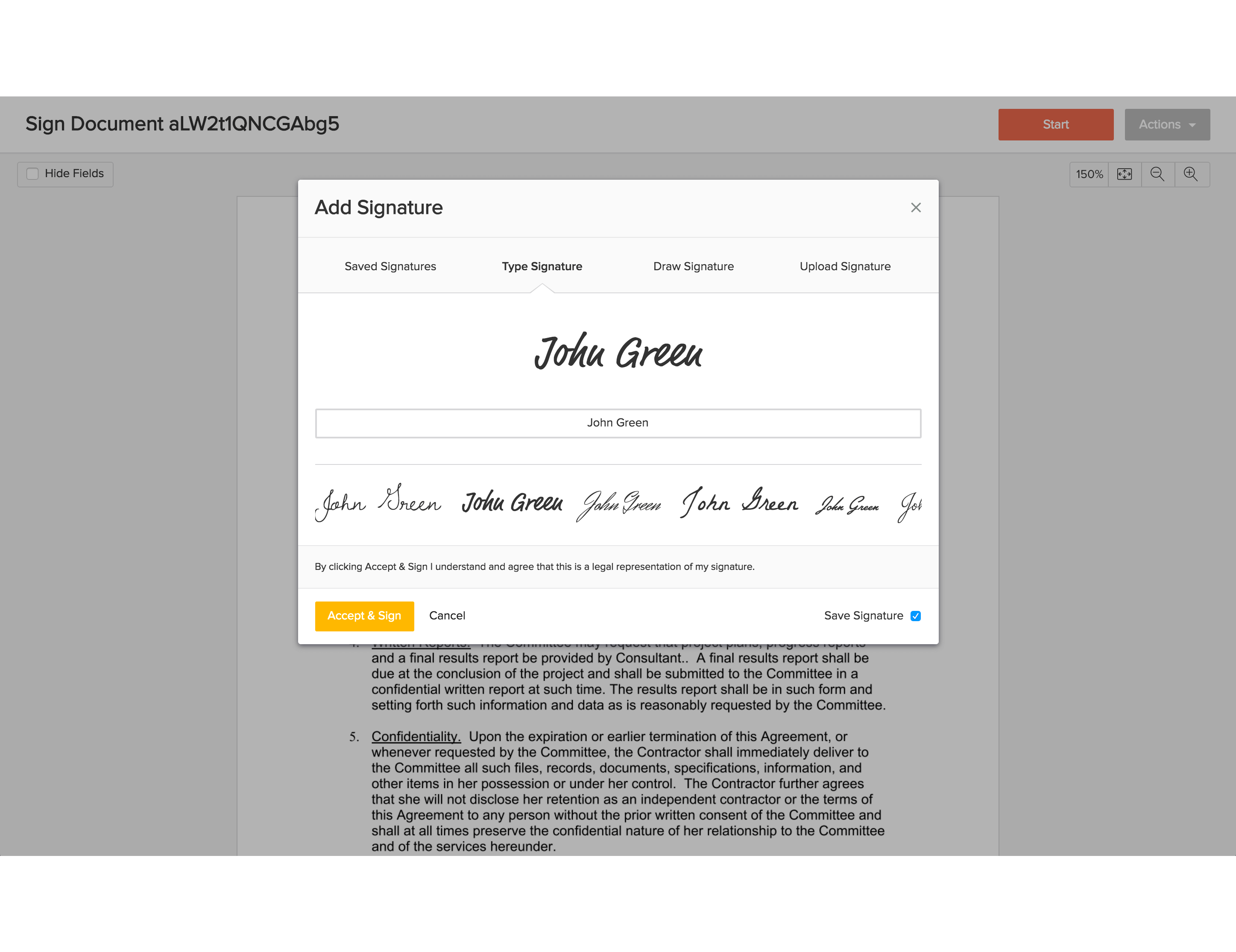 eversign electronic signatures